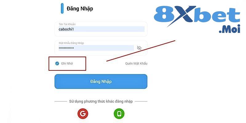 Chi tiết các bước khôi phục khi quên tên đăng nhập 8XBET